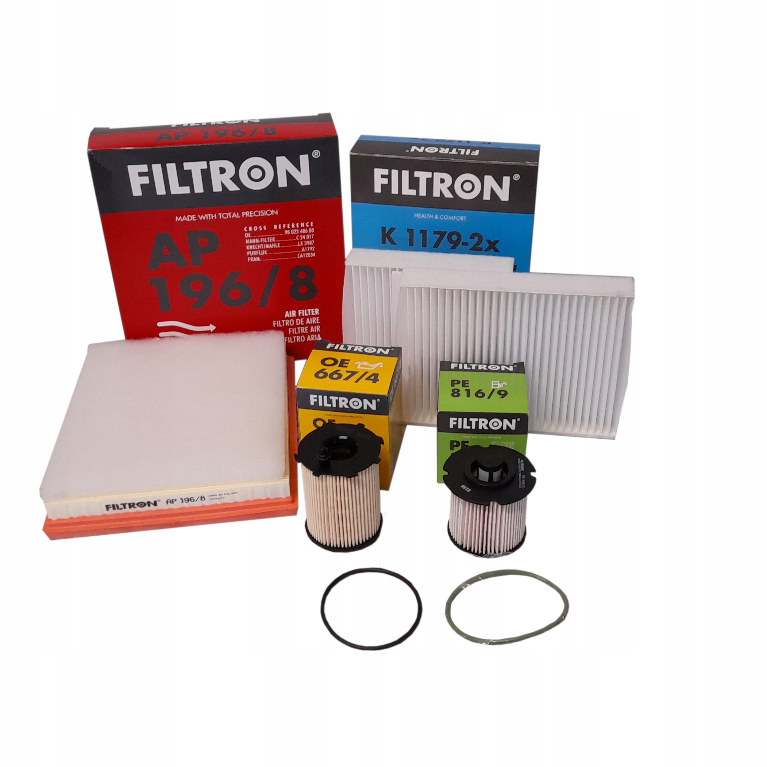 

Zestaw Filtrów do Peugeot 208 I DS3 1.6 Hdi