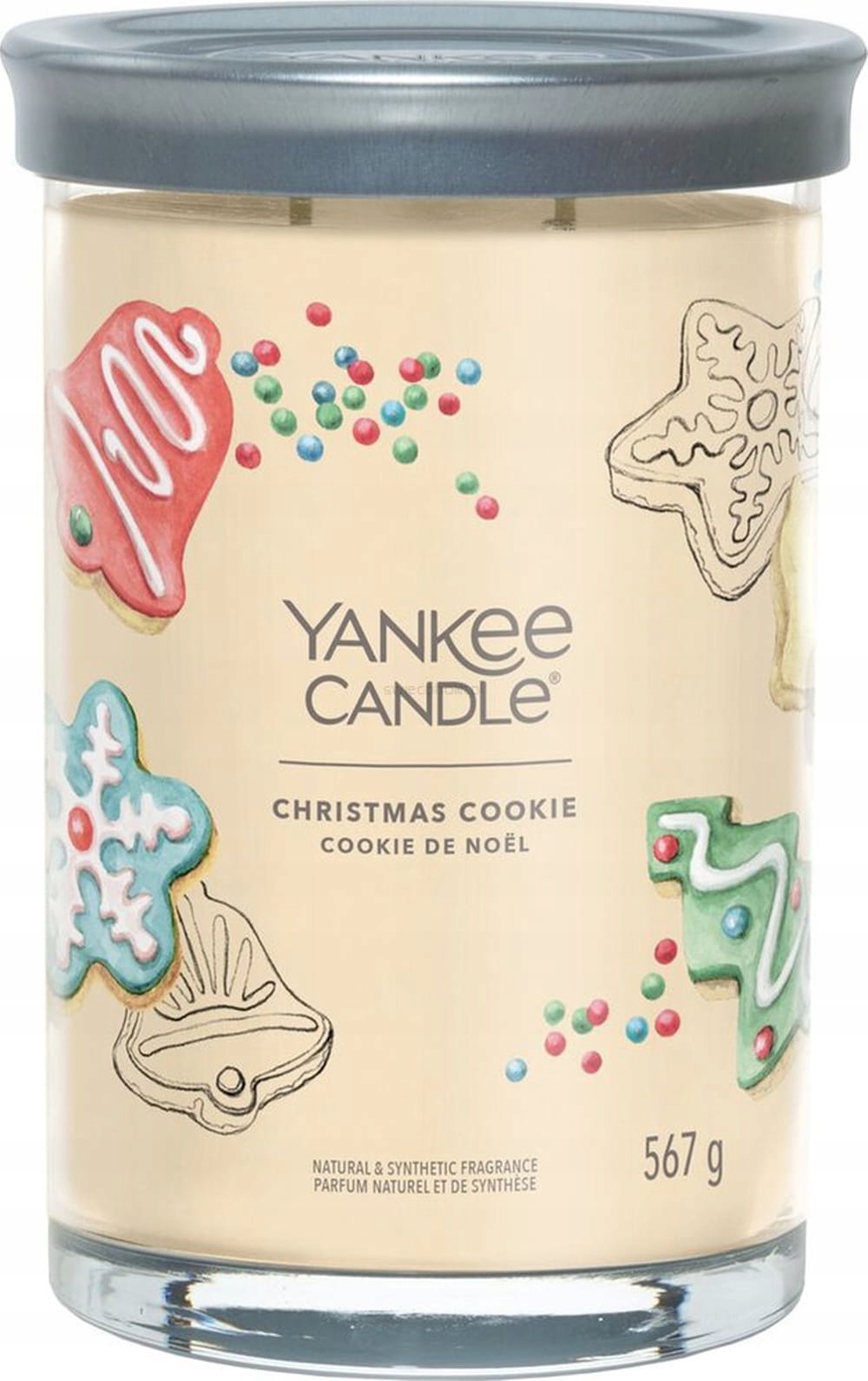 Yankee Candle Christmas Cookie Tumbler se 2 knoty 567 g