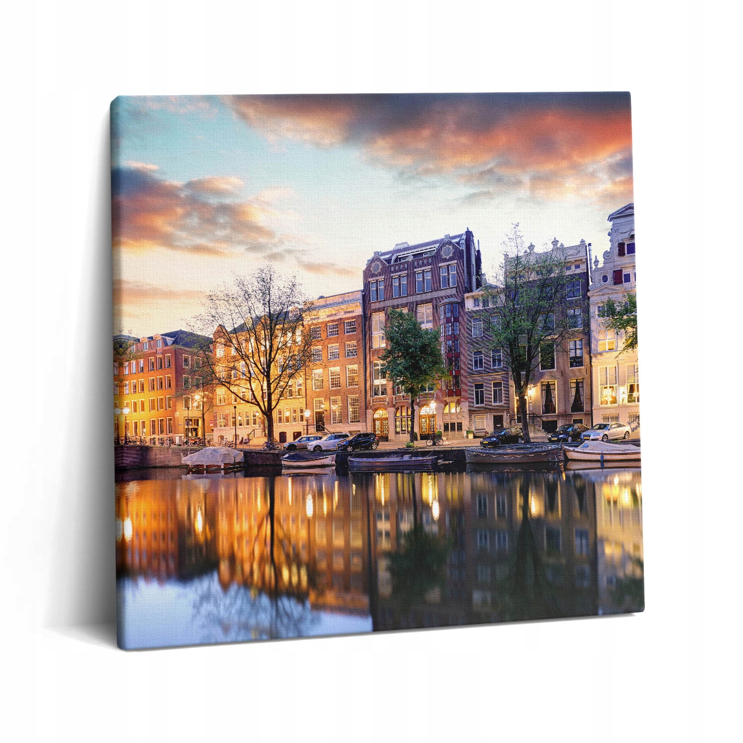 Fotoobraz Plátno Canvas do předsíně Klasický dům Amsterdam Nizozemsko