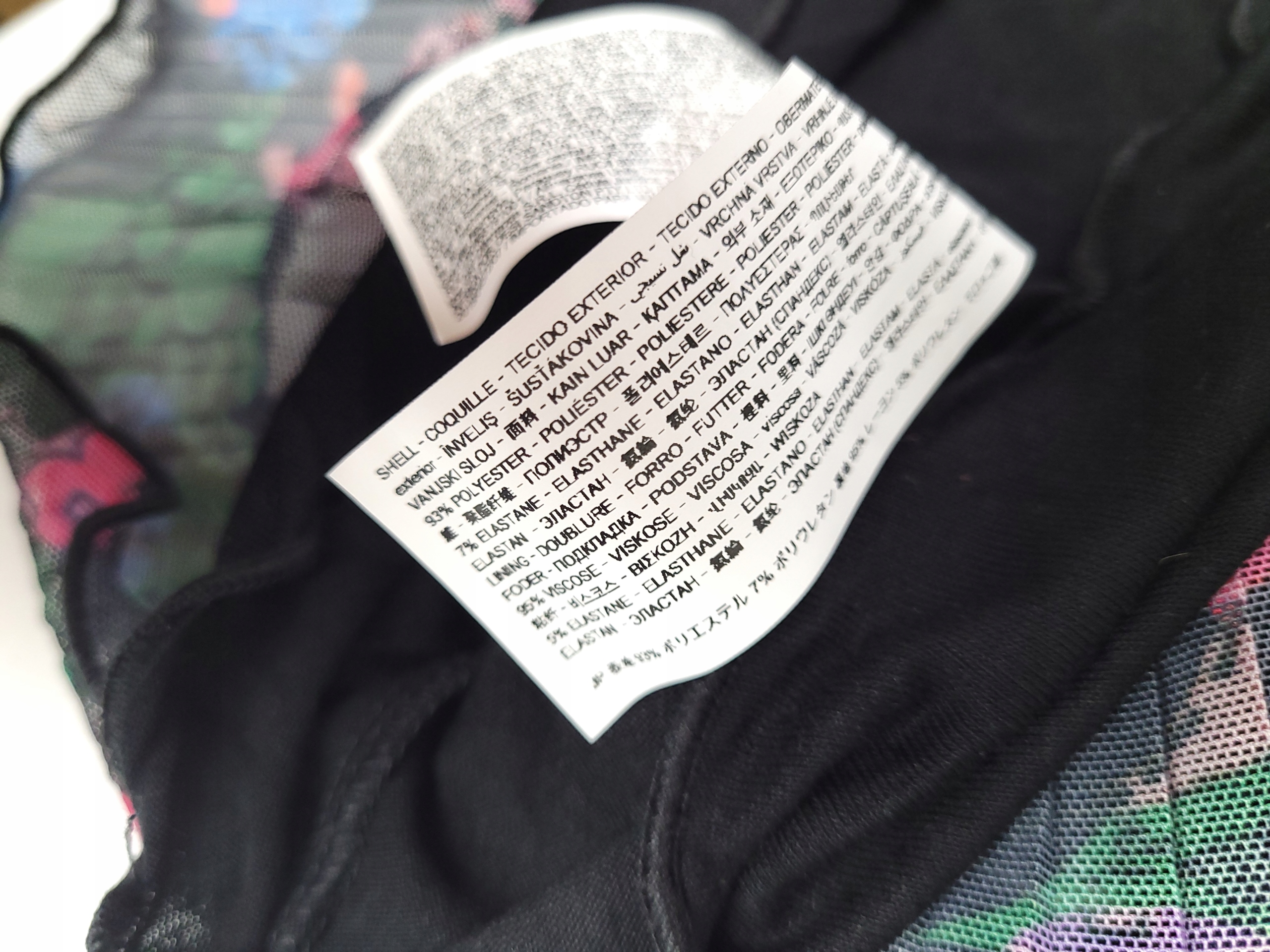 DESIGUAL sukienka SEA by LACROIX falbany S/M Rękaw długi rękaw