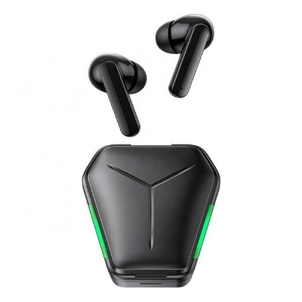 Usams Sluchátka Bluetooth 5.0 Tws Jy Gaming bezdrátová černá BHUJY01