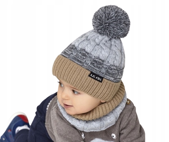 

Czapka Golf Komin Ciepły Komplet Zimowy 44 46 48