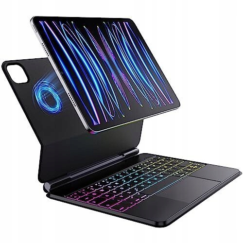 Magnetická Klávesnice Pouzdro Pro Ipad Pro Qwertz Touchpad