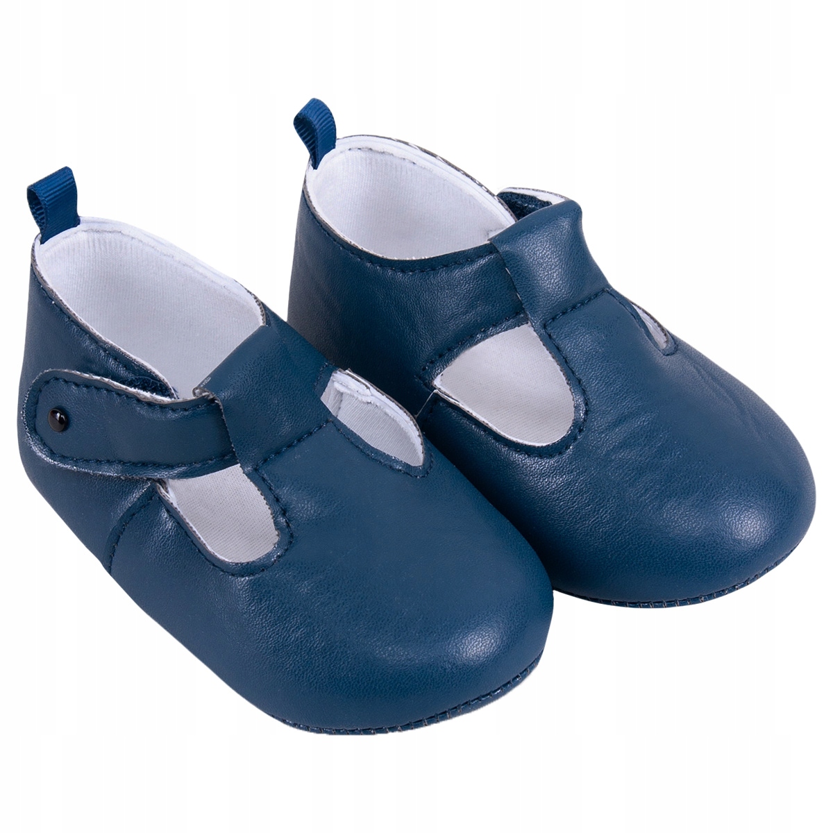 Niechodki buciki DO CHRZTU granatowe 11cm