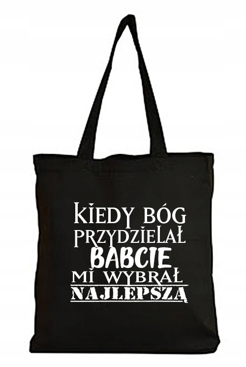 

Torba Bawełniana z Nadrukiem Na Dzień Babci Wzory