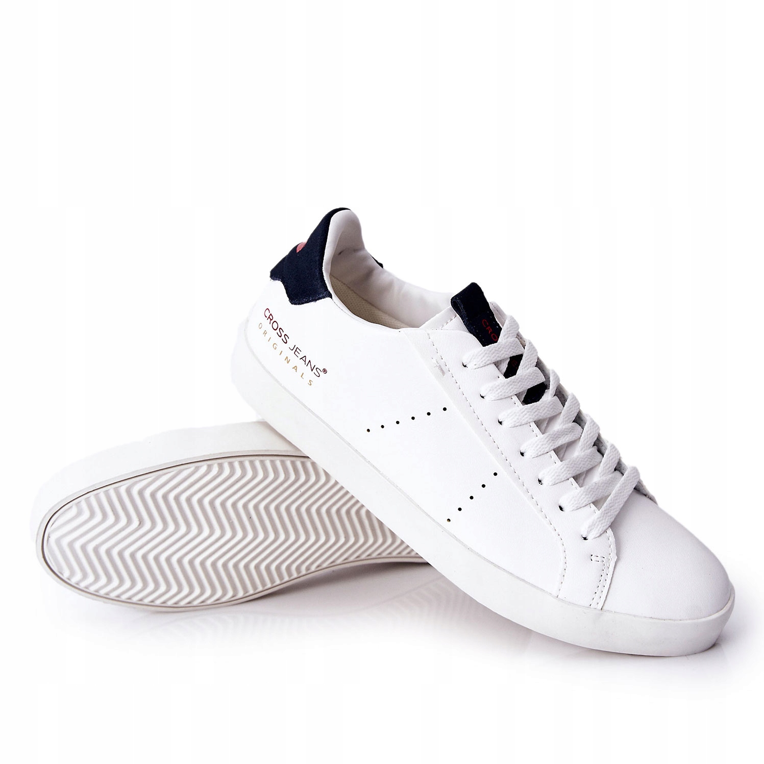 

Trampki Męskie Białe Cross Jeans II1R4012C 42