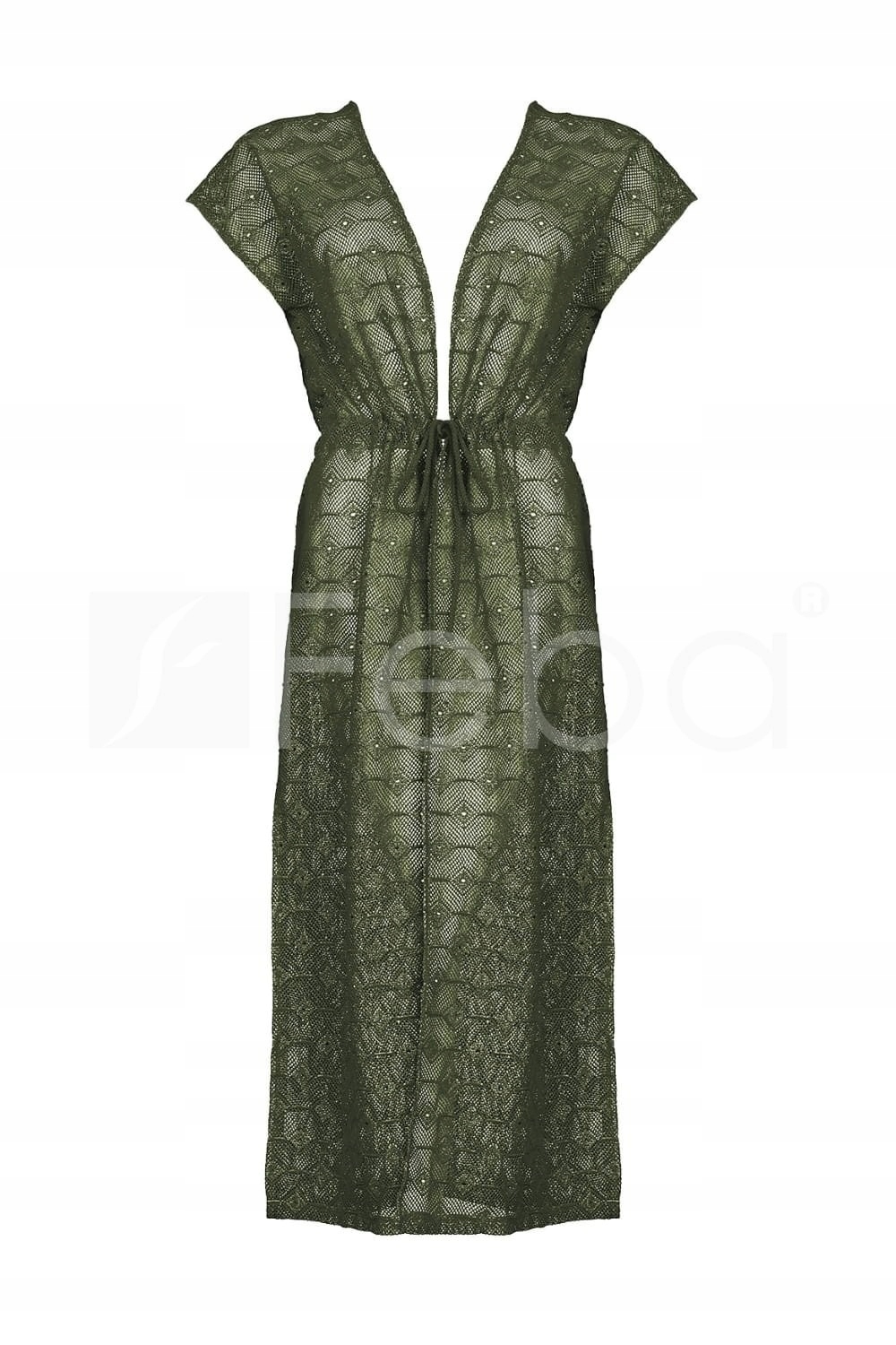 Feba Sukienka narzutka wiązana Tropical F120 38 Marka Feba