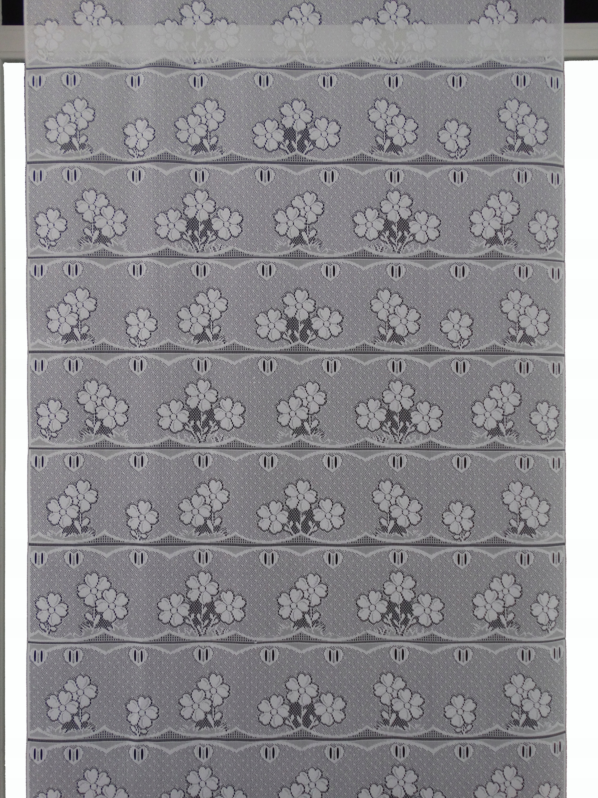 

Mg Panel żakard Kwiatuszki 1 Biały szer 95cm Cena!