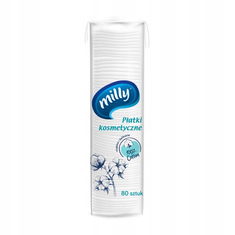 

Milly Płatki Kosmetyczne 100% Bawełny 80 szt.