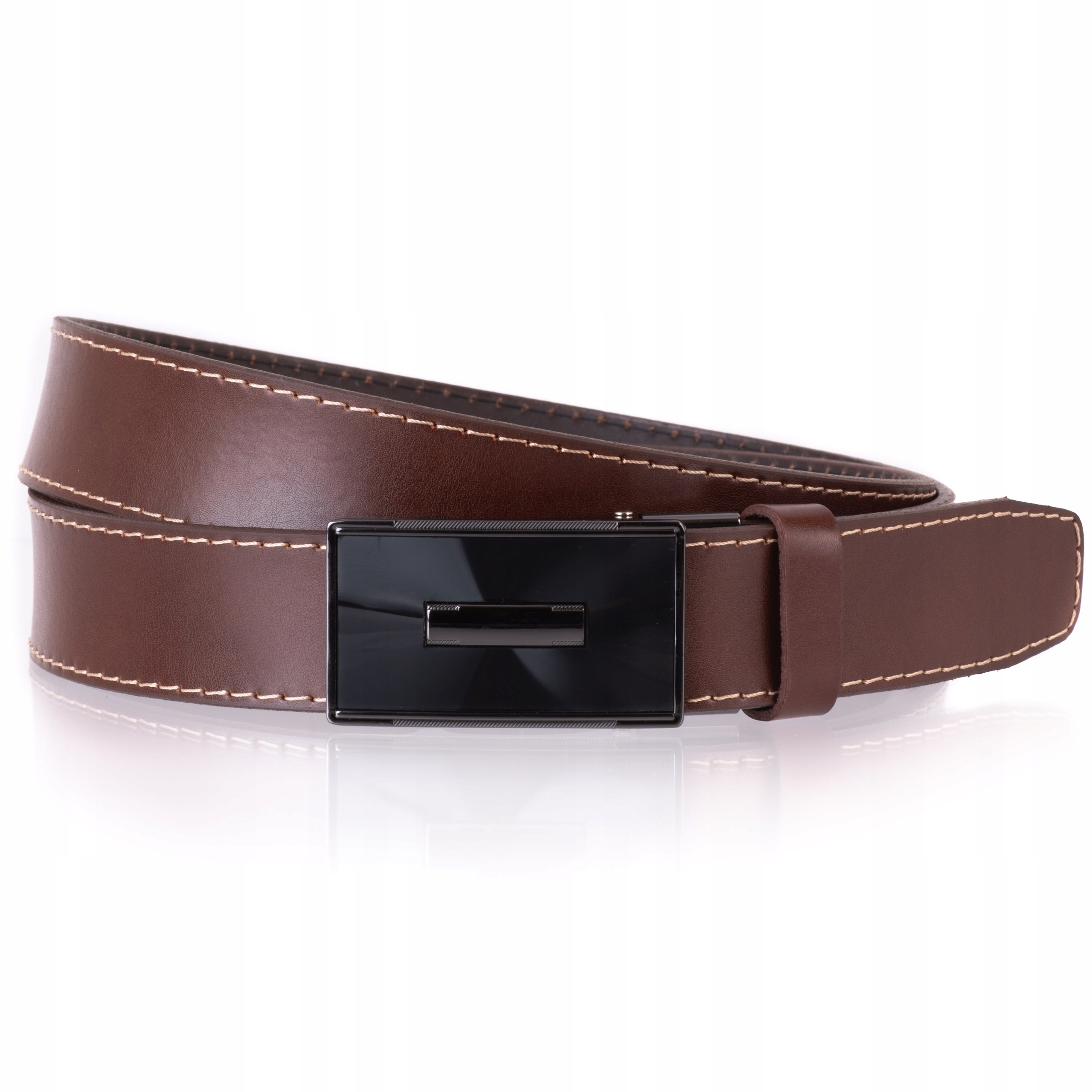 

Skórzany Pasek do spodni garnitur Automat obw. 100