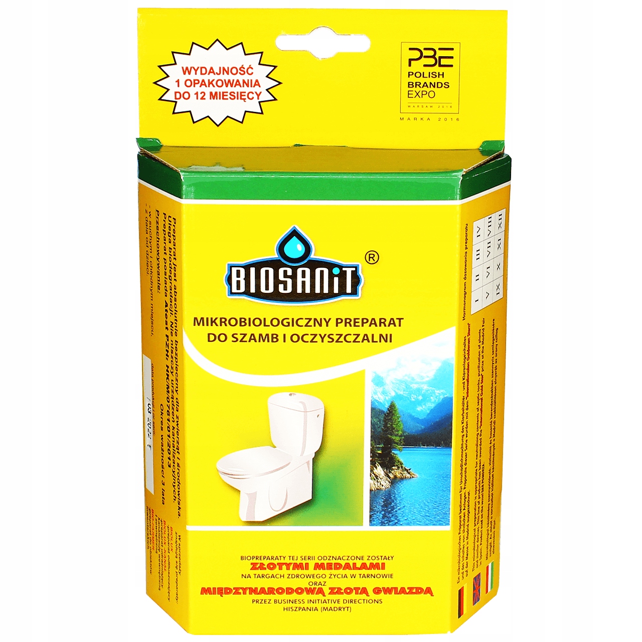 

Bio Preparat Do Szamb,oczyszczalni Biosanit 250G
