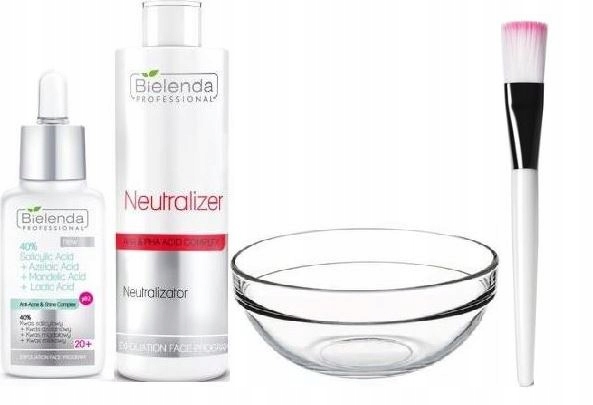 BIELENDA KWAS SALICYLOWY+NEUTRALIZATOR +AKCESORIA