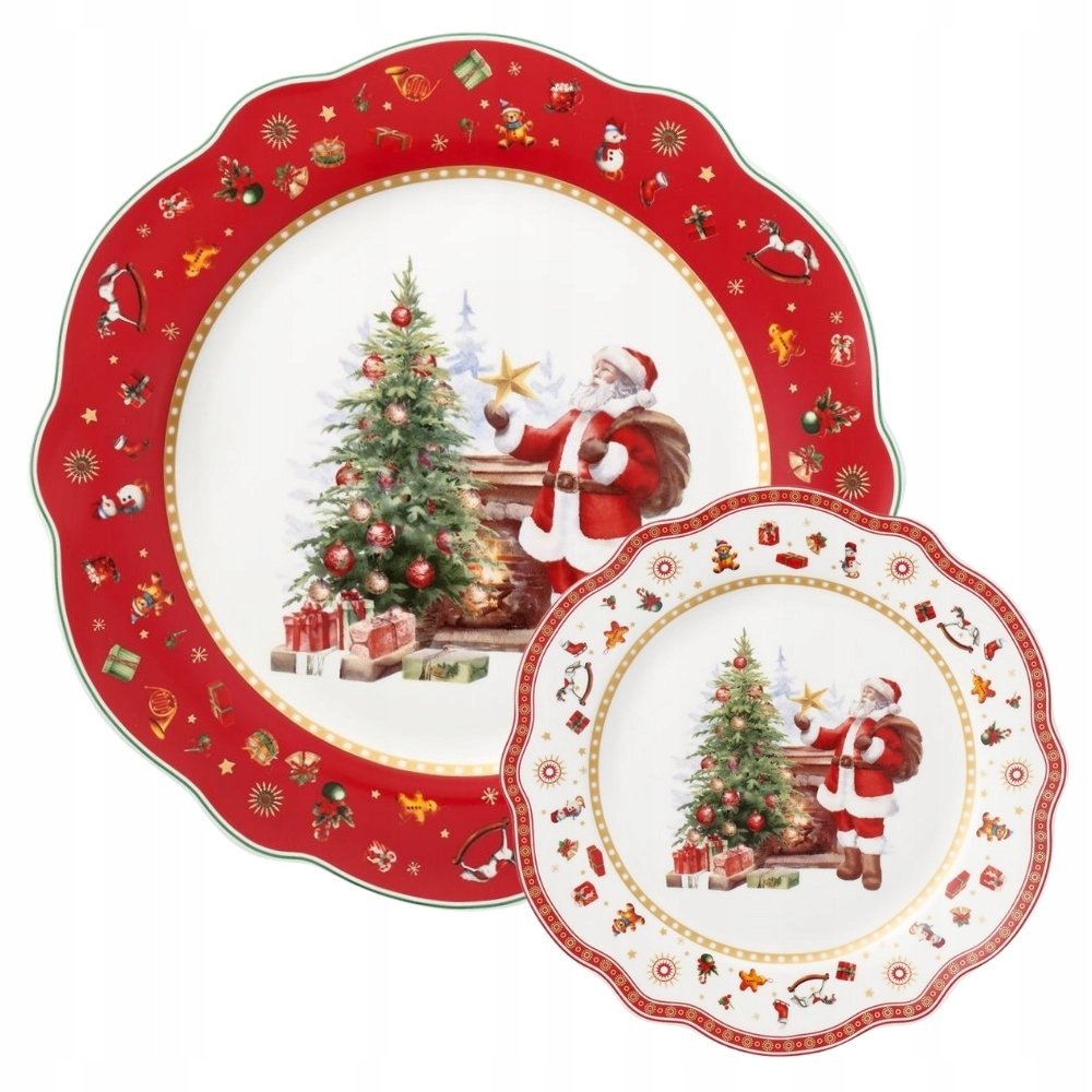 Villa Italia Sada na vianočný koláč pre 6 osôb Santa Claus Sbn