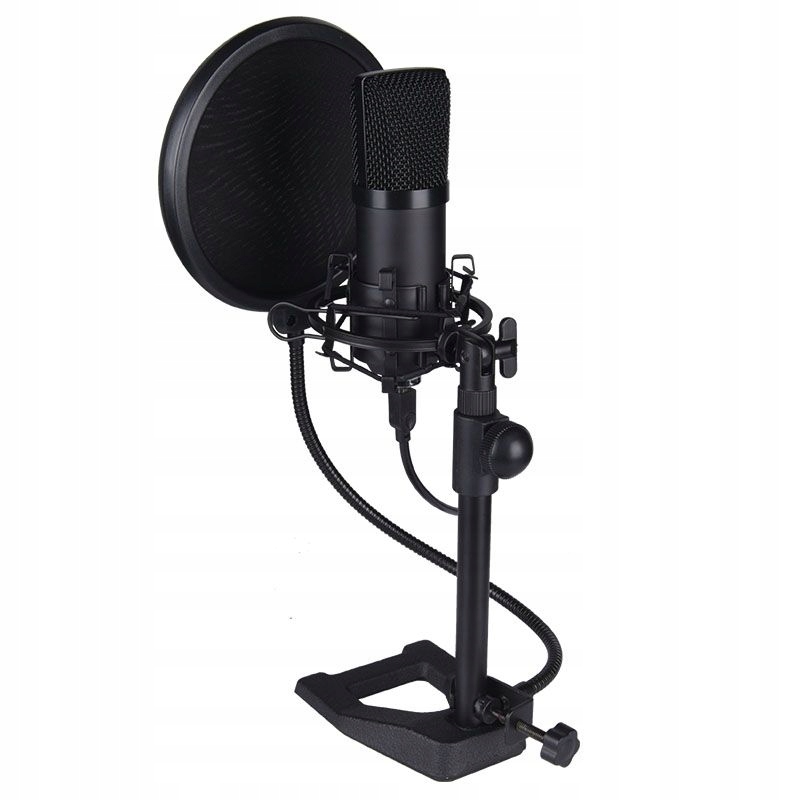DNA PODCAST 700 mikrofon do komputera pojemnościowy USB popfiltr statyw Marka DNA