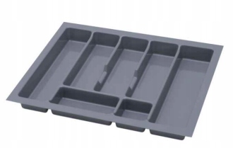 

Organizer Wkład Na Sztućce Do Szuflady 60 Szary