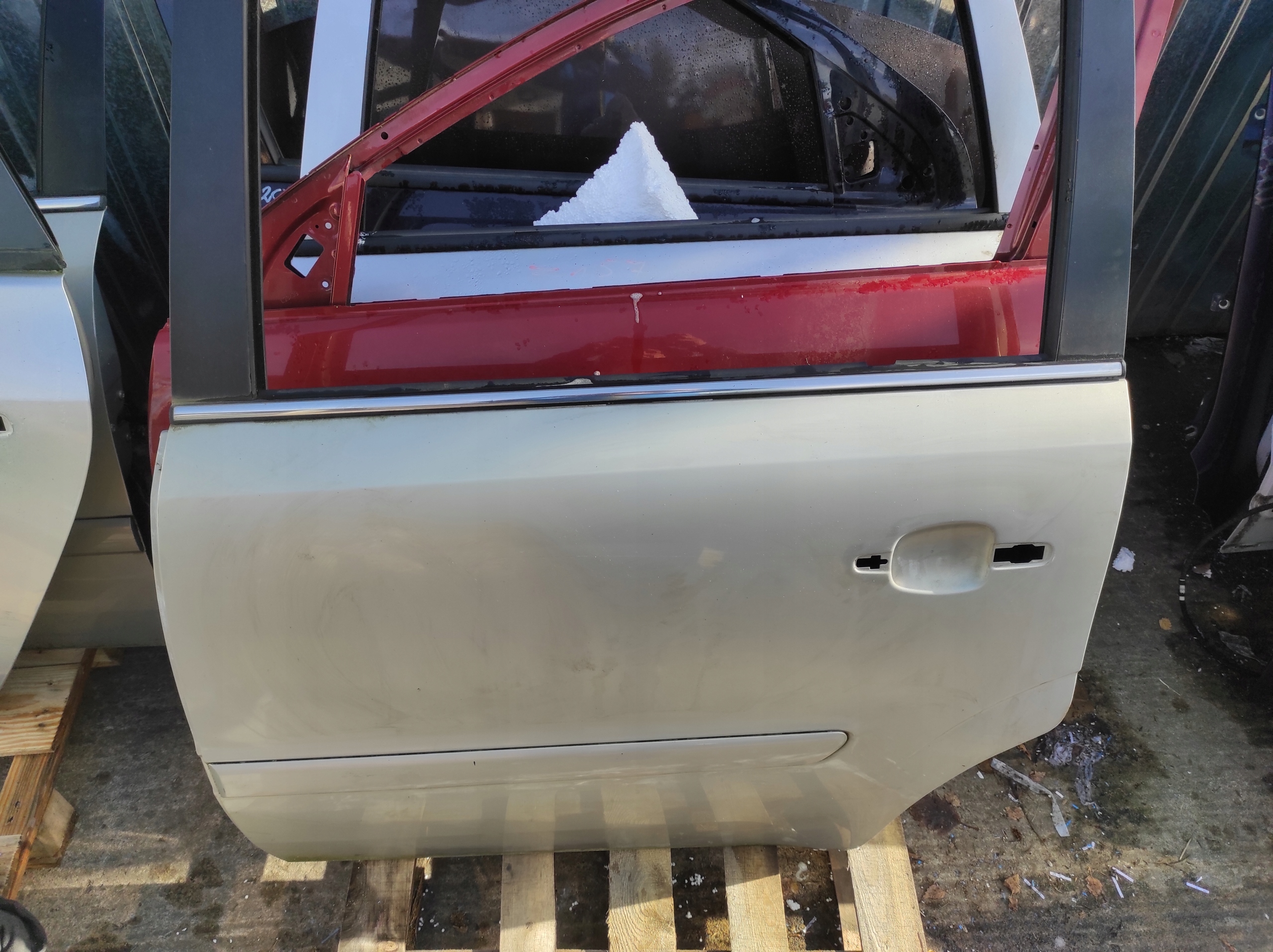 door left rear part opel zafira b z167 unprotected