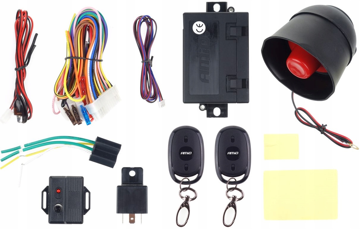 AUTO-ALARM KOMPLET PILOTY SYRENA CENTRALKA MARKOWY