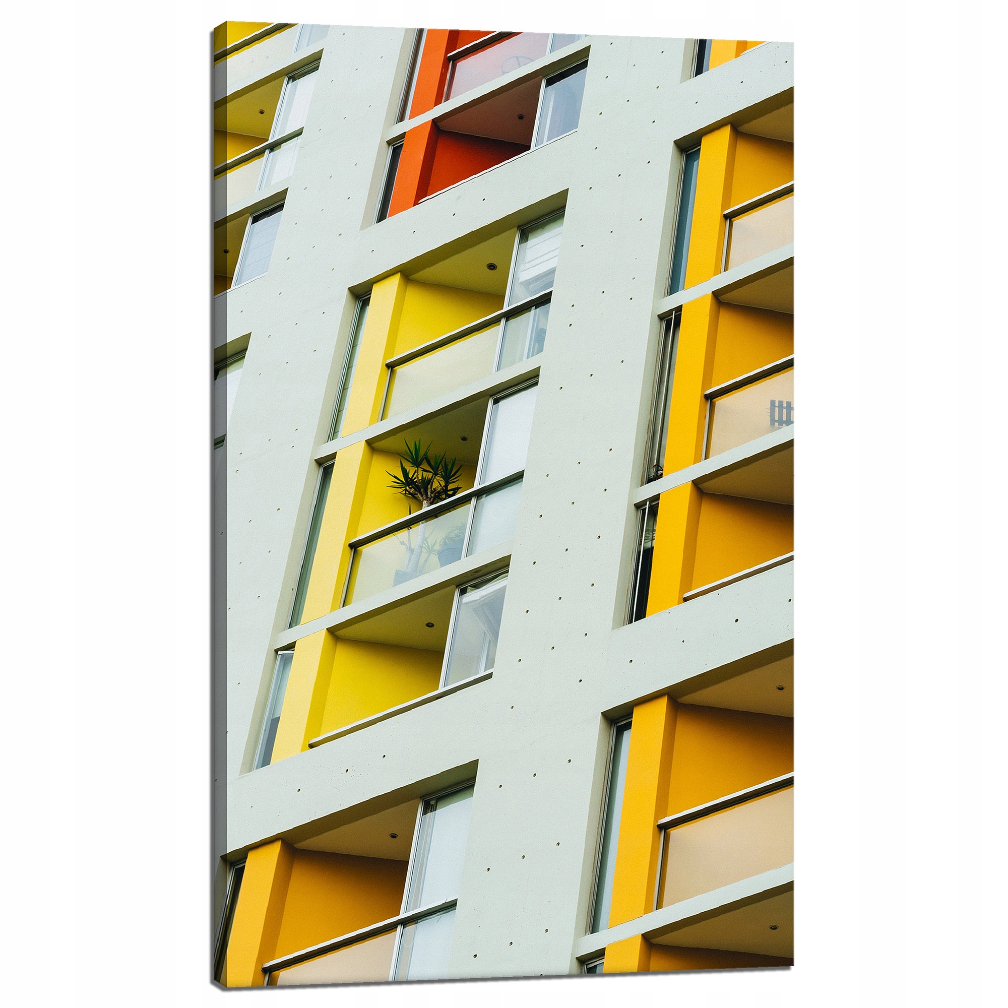 Obraz na plátně Blok Byt Budova Moderní architektura 60x100