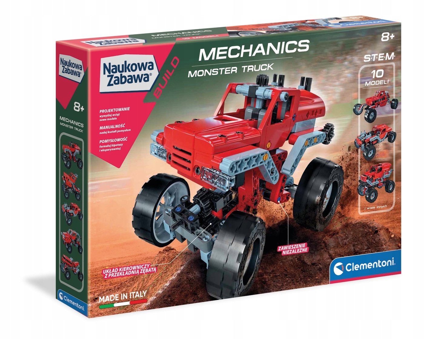 LABORATORIUM MECHANIKI MONSTER TRUCK CLEMENTONI