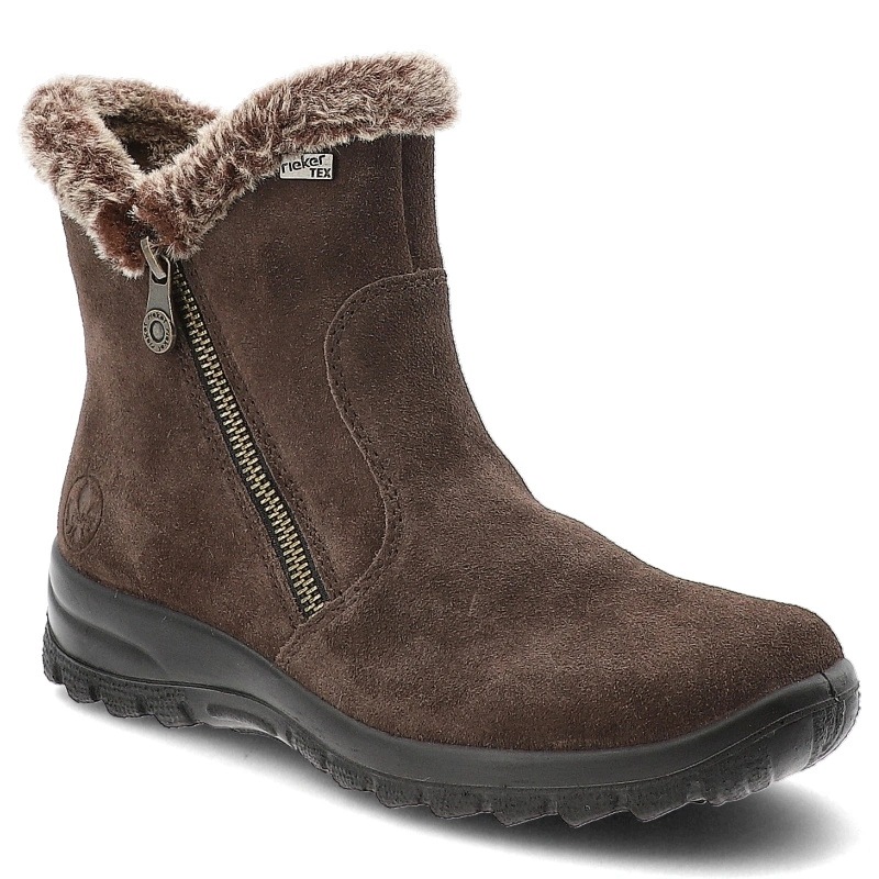 Dámské kotníkové boty Rieker, hnědé, L7162-25 Brown