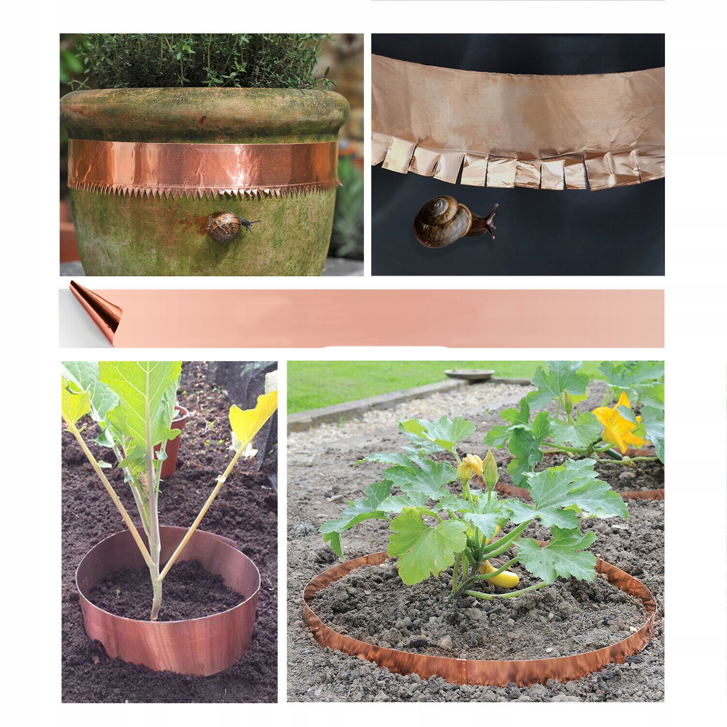 MIEDZIANA FOLIA KLEJĄCA, TAŚMA SAMOPRZYLEPNA, PRZECIW ŚLIMAKOM, 25 M X 50MM Rodzaj inny