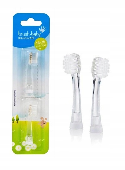 

Brush-baby BabySonic Pro końcówki 18-36 mcy 2szt
