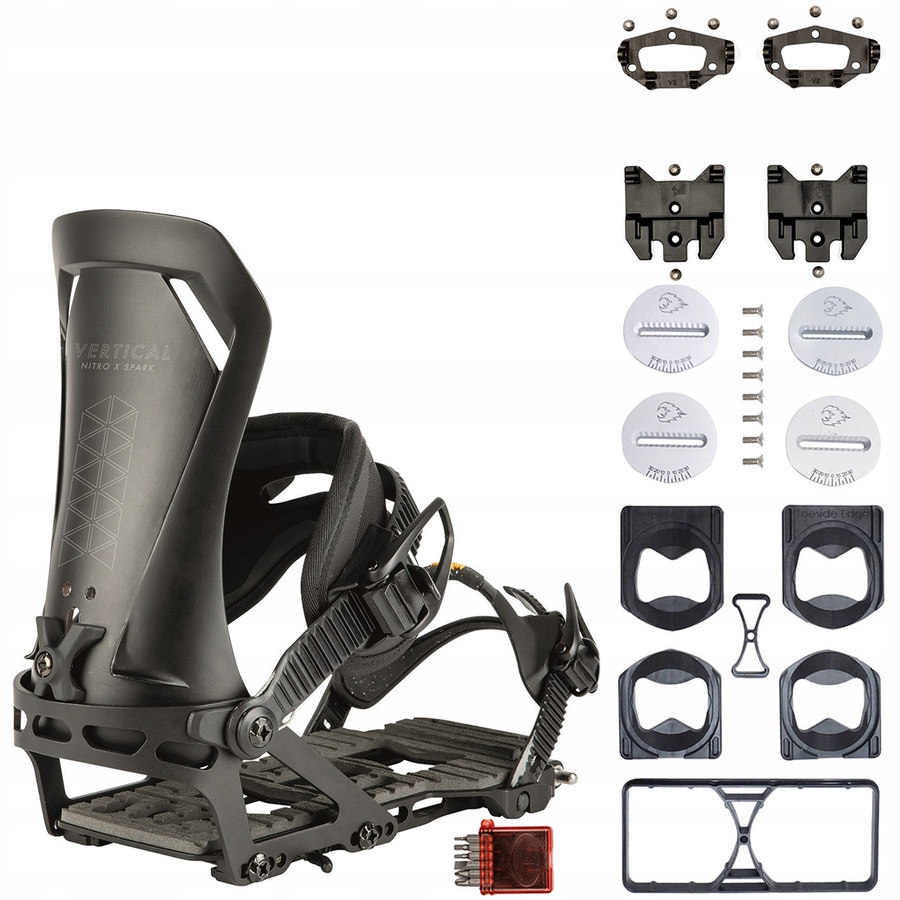 Nitro Vertical St x Spark splitboardové vázání pucky z roku 700€ Uni