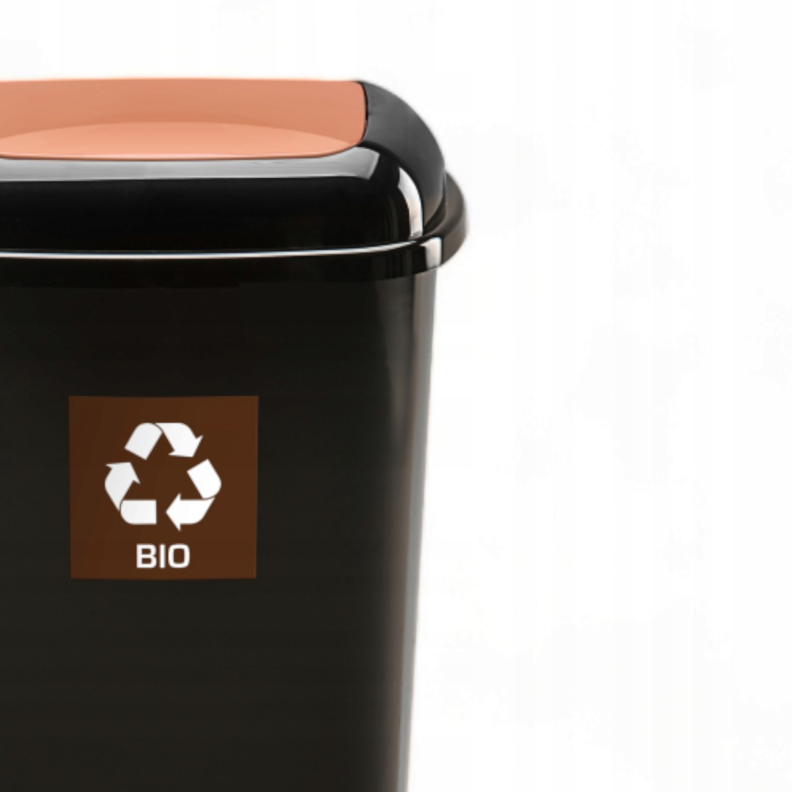 Kosz na Śmieci z Pokrywą Pojemnik do Segregacji na Odpady BIO - 90l Stan opakowania oryginalne