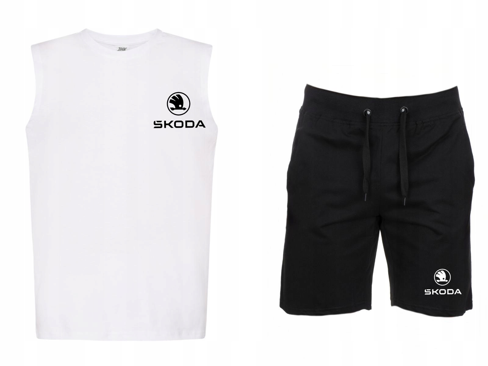 Pánské tričko Tričko rukávů Kraťasy Škoda XXL