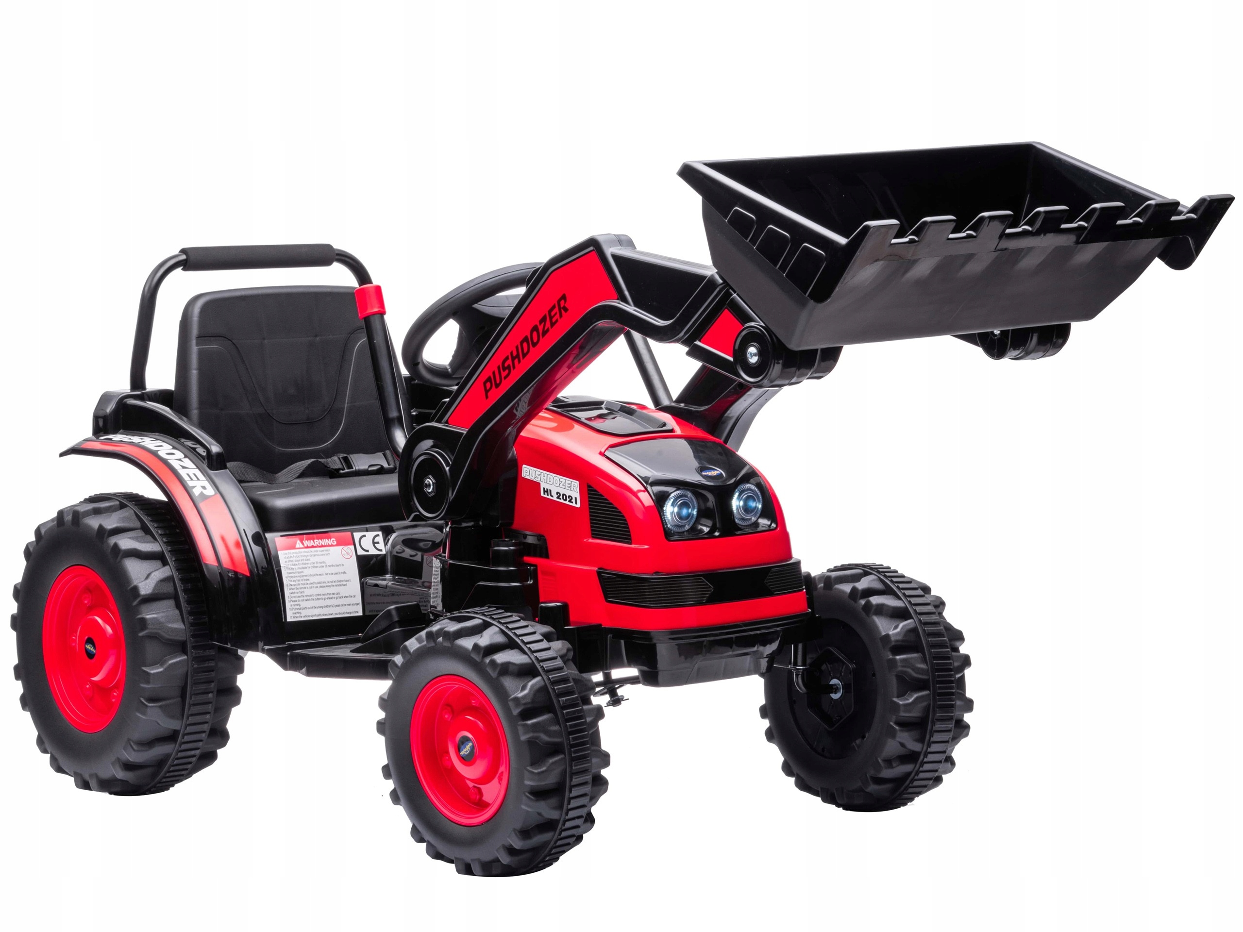 Traktor koparka Na Akumulator dla dzieci Ruchoma Łyżka tablica imienna