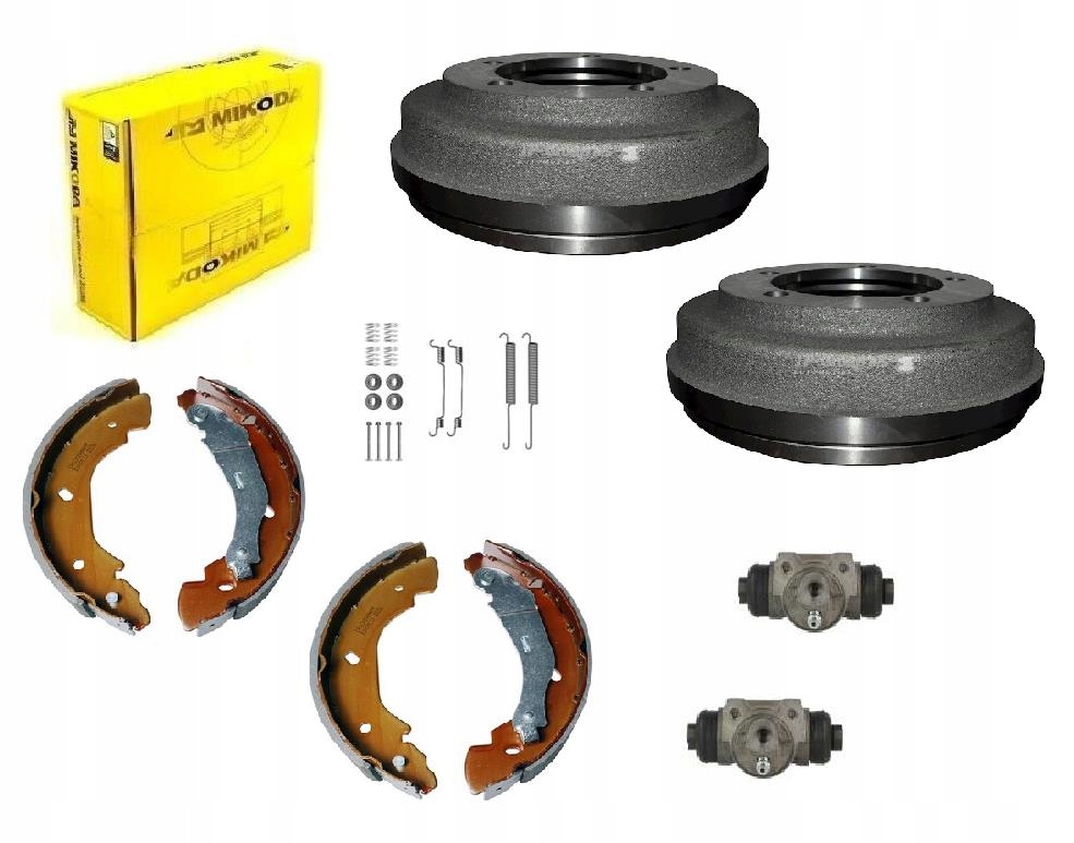 Bubny Čelisti Válce Transit Fwd 00-06 Sada.