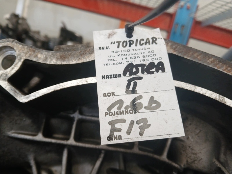 cambio BIEGW OPEL ASTRA 2 1.6B F17