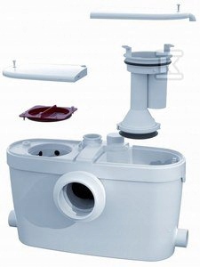 Drvič Fekálií S Čerpadlom SANIACCESS3 WC+4