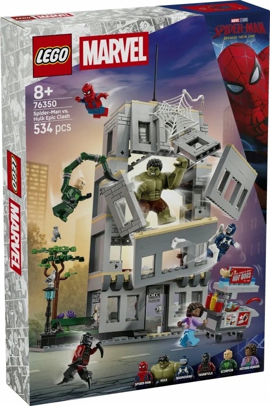 76350 Lego Heroes Epické střetnutí: Spider-Man versus Hulk