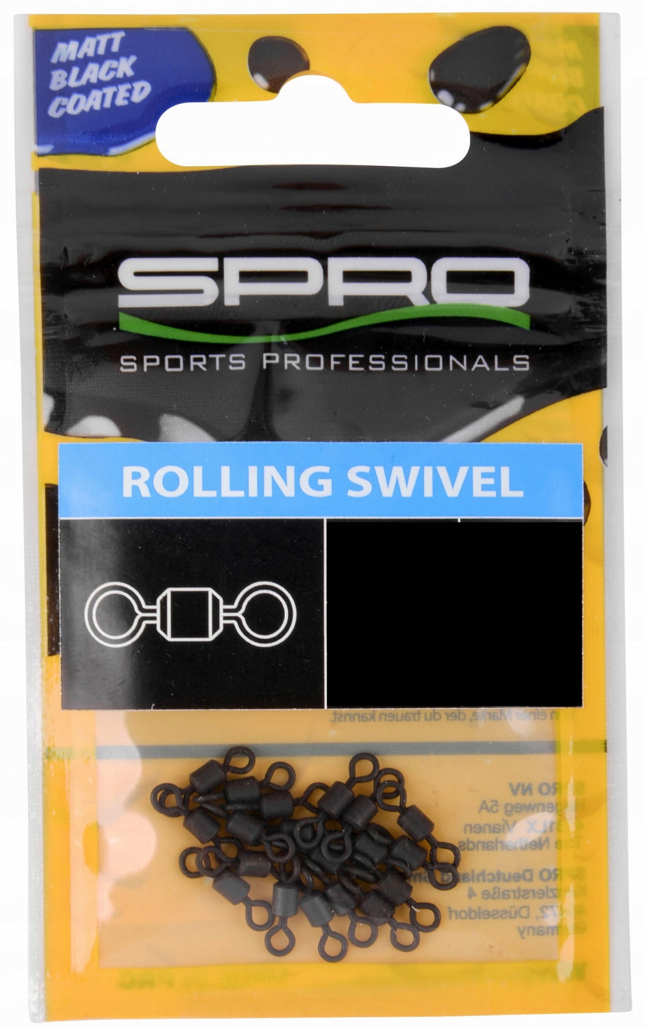 Spro Matte Black Rolling Swivel ROZM.2
