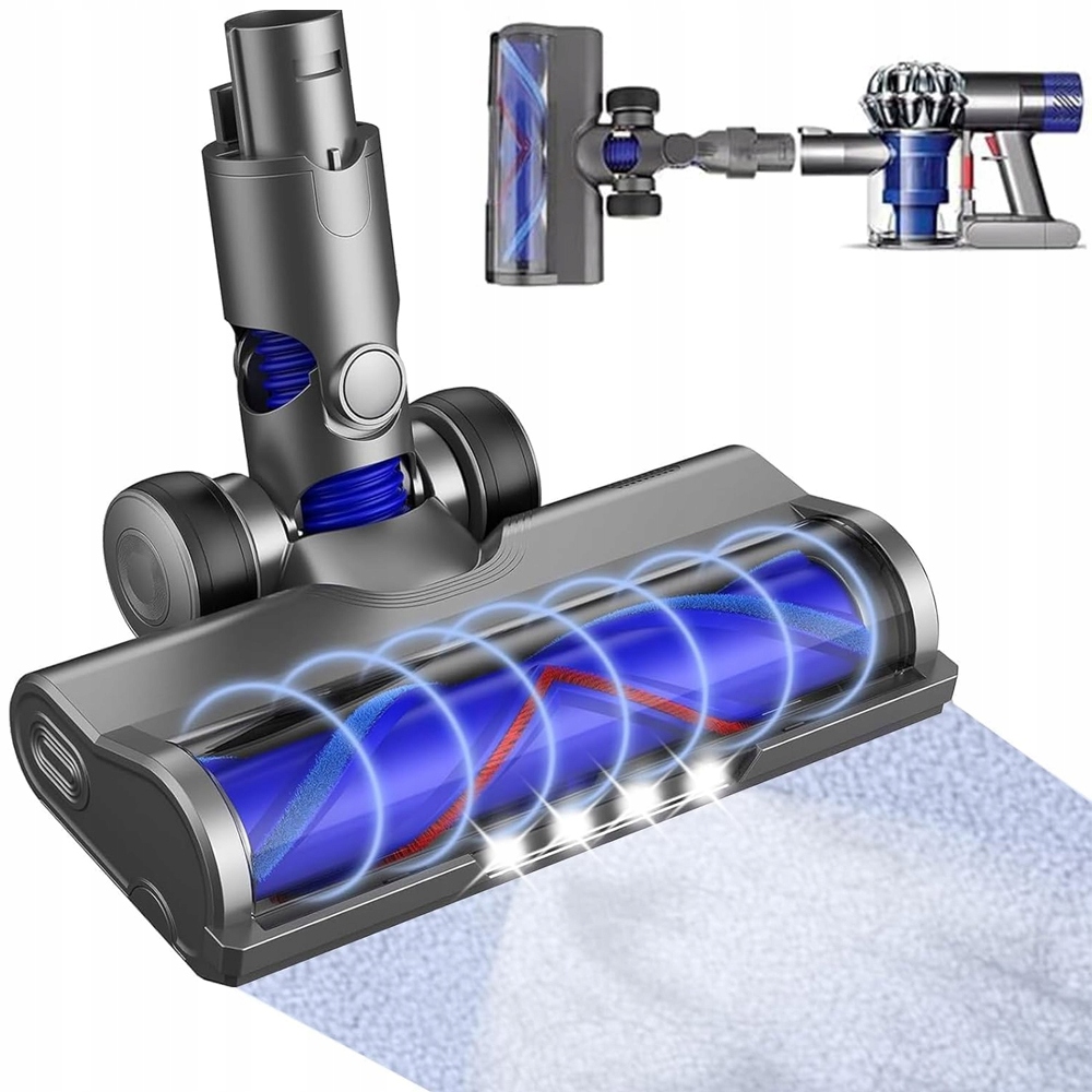 Měkký Led Kartáč Pro Dyson V6 DC59 DC61 DC62 DC74 Na Tvrdé Podlahy