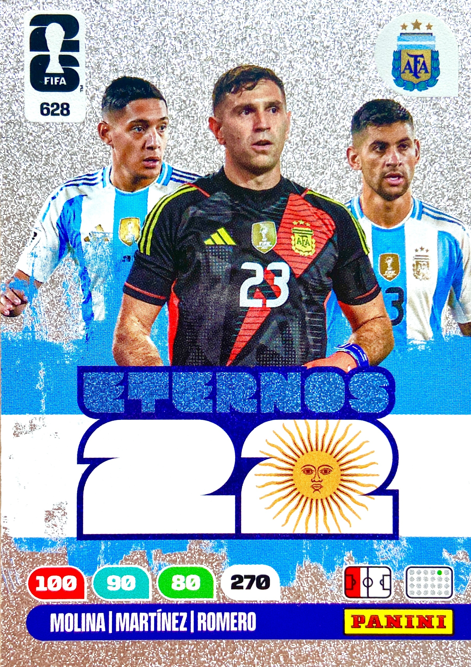 Fifa World Cup 2026 karta piłkarska Eternos 628 Molina/martinez/romero
