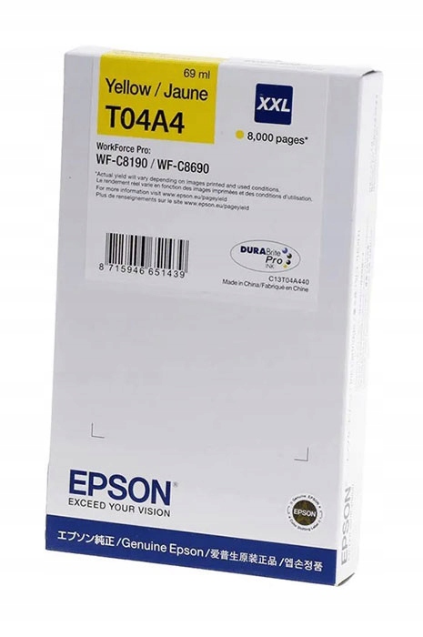 Tusz Yellow Epson T04A4 (C13T04A44N)