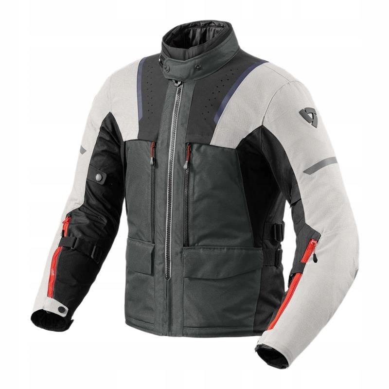 Motocyklová bunda Revit Offtrack 2 H2O Silver/anthracite strieborná šedá