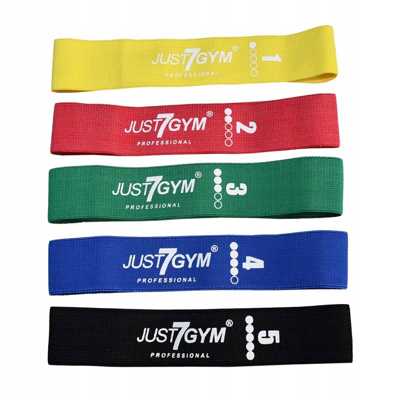 GUMA MINI BAND MATERIAŁOWA TAŚMA FITNESS JUST7GYM Kod producenta 5904915180152