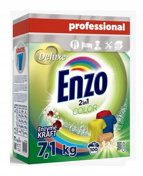 

Deluxe Enzo 2w1 100p/ 7,1kg proszek karton Kolor