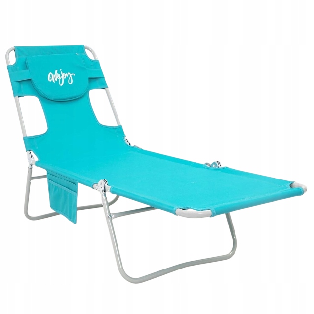 Wejoy ležadlo skladacie 5 polôh opierky hlavy, záhrada, pláž, nastaviteľné operadlo