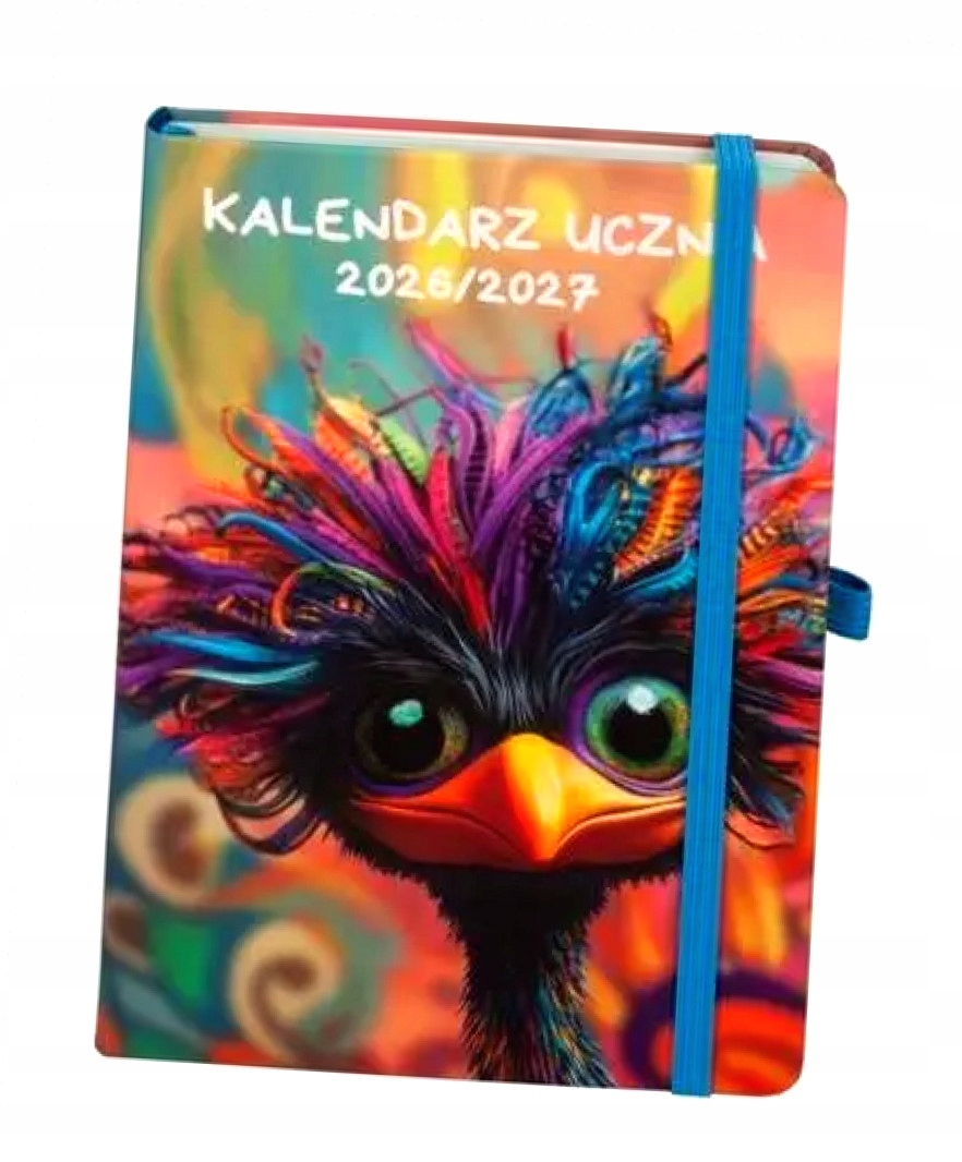 Kalendarz Ucznia 2026/ 2027 B6 Tns Struś Antra