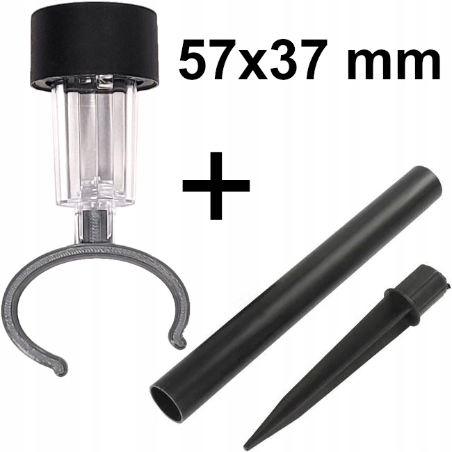 LAMPA LAMPKA SOLARNA LED na STELARZ RAMĘ BASENU Bestway Intex KLIPS 57x37mm