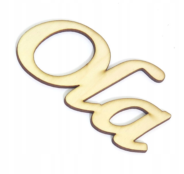 DECOUPAGE IMIĘ WYRAZ NAPIS LICZBA WYS. 6cm OM