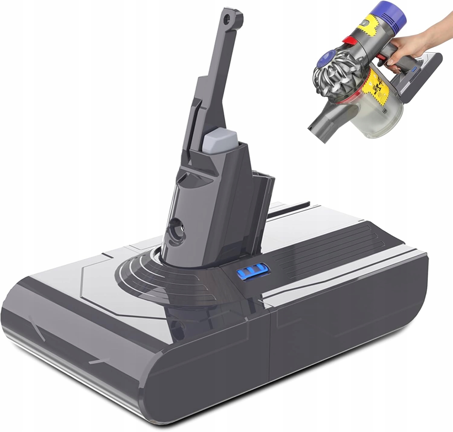 Baterie 6000mAh 21.6V pro Dyson V8 Absolute Animal Fluffy Motorhead