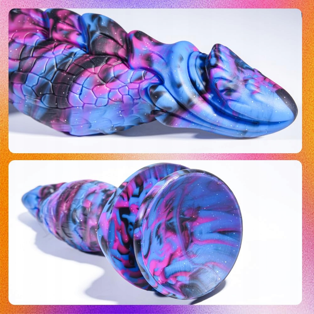 REALISTISCHER Dildo Smok Dla Dorosłych 25 cm Silikonowy Fantazyjny Dildo — miniatura 2