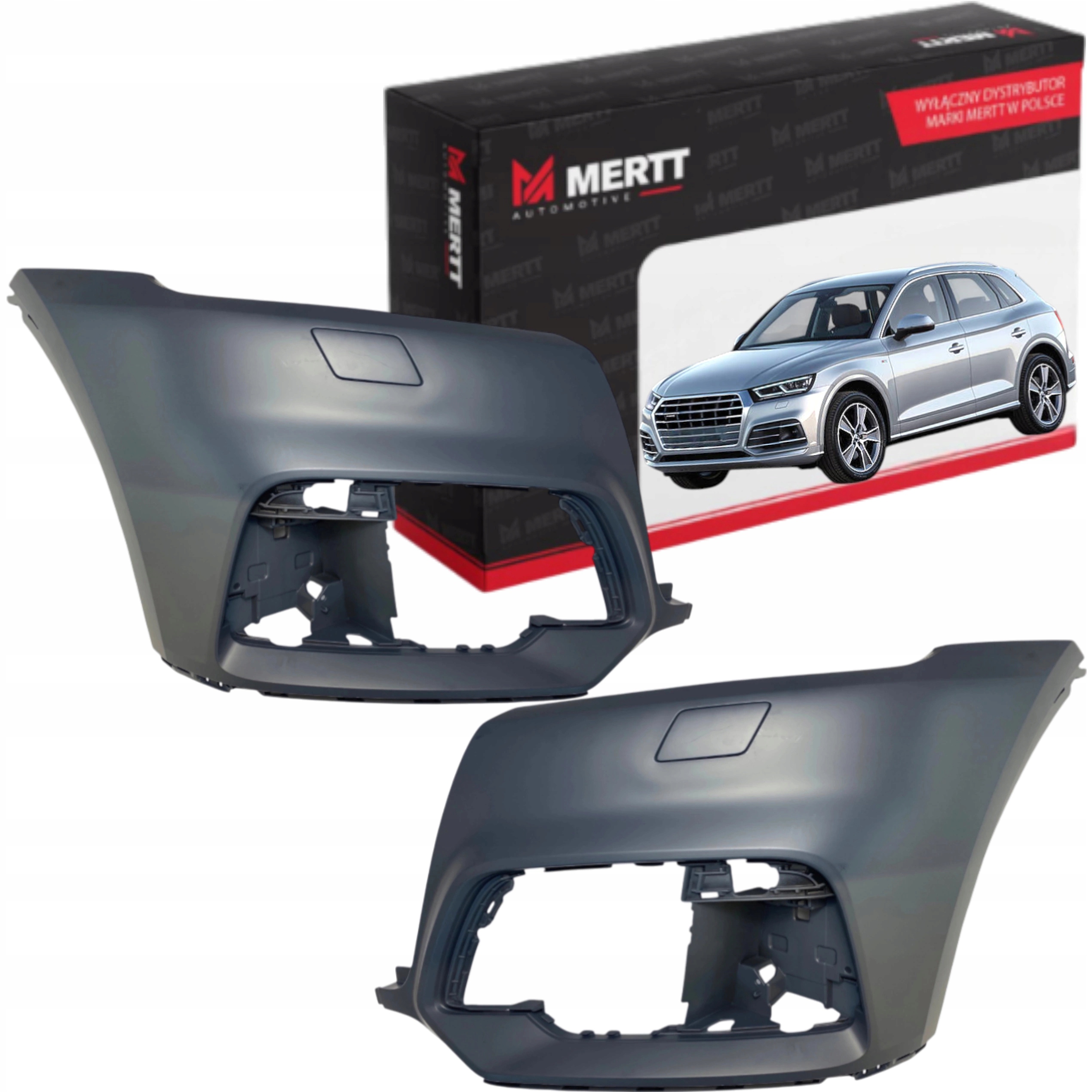 Sada x2 Rohový levý pravý nárazník s skořepinou Audi Q5 80A Fy 2016-2020 S-Line