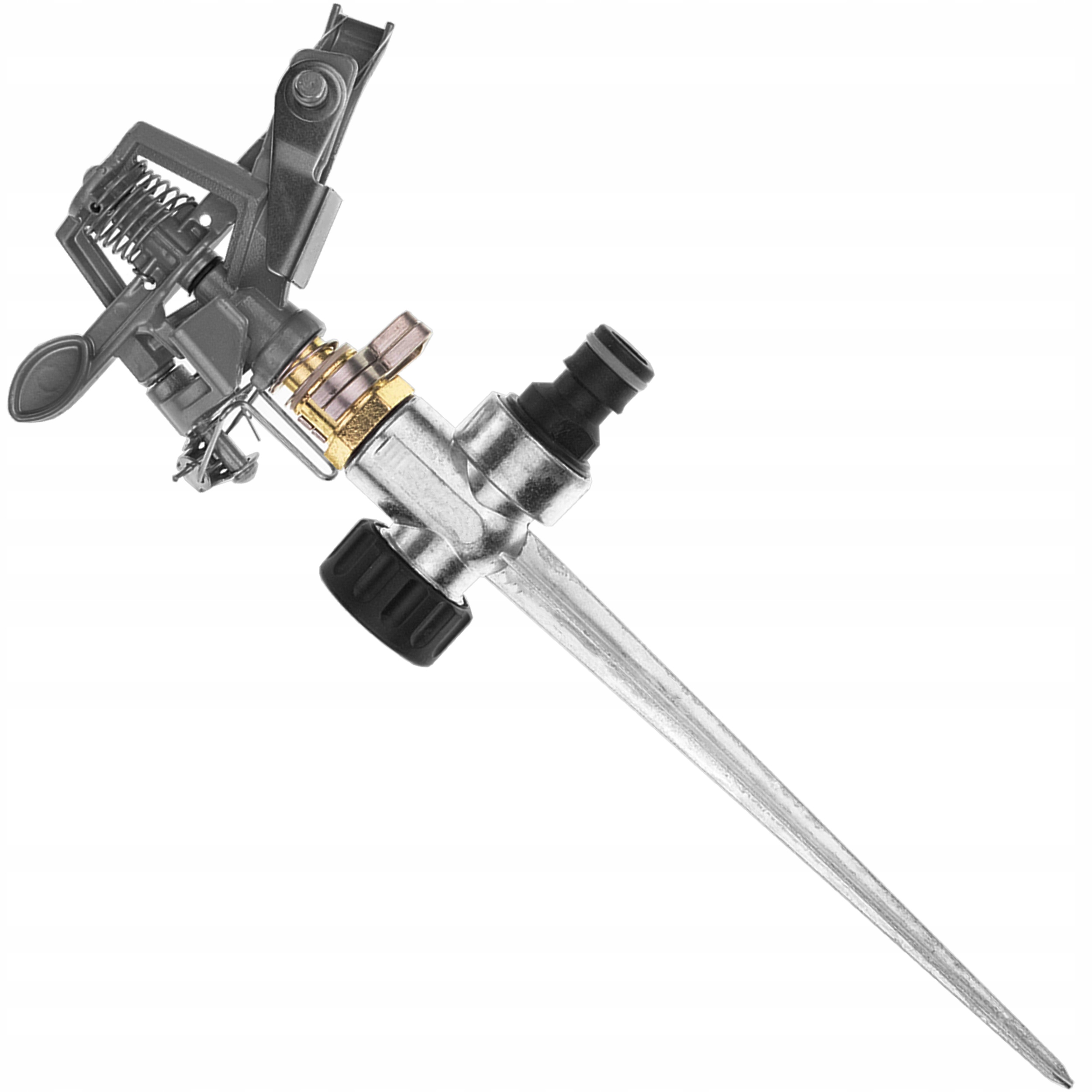 ZRASZACZ OGRODOWY ZRASZACZ PULSACYJNY OBROTOWY 360° METALOWY