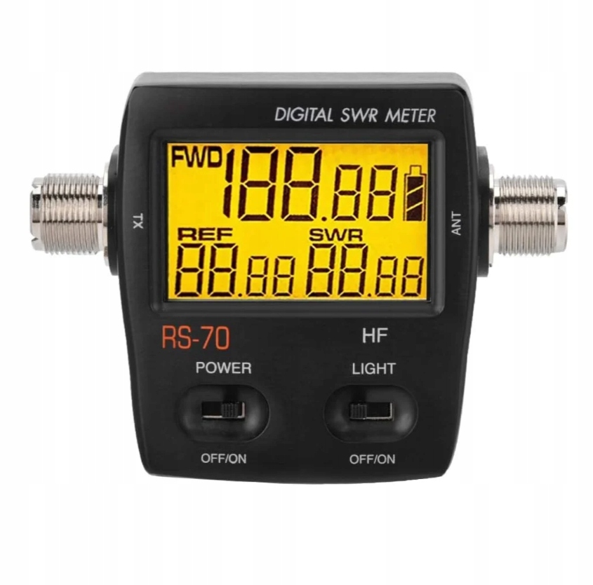 Nissei RS-70 Max reflektometr pomiar Swr Power 1.6-60 MHz Am/fm/ssb/cw